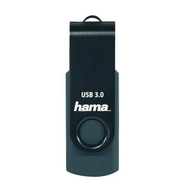 USB памет HAMA Rotate 256GB USB 3.0 90 MB/s Петролно синьо