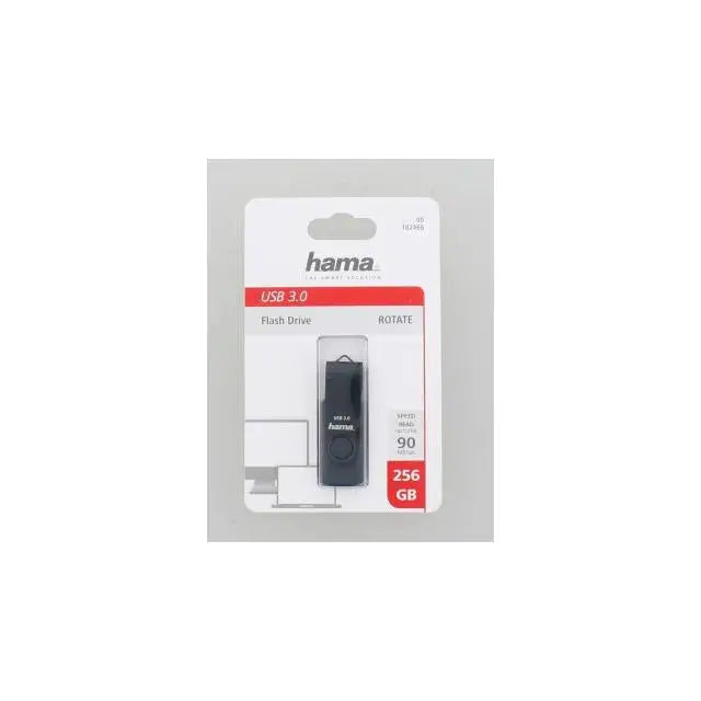USB памет HAMA Rotate 256GB USB 3.0 90 MB/s Петролно синьо