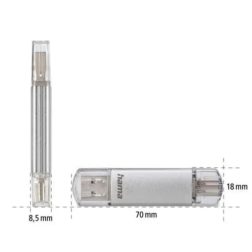 USB памет HAMA Тип USB-C Laeta 32GB USB 3.1 Type-C Сребрист