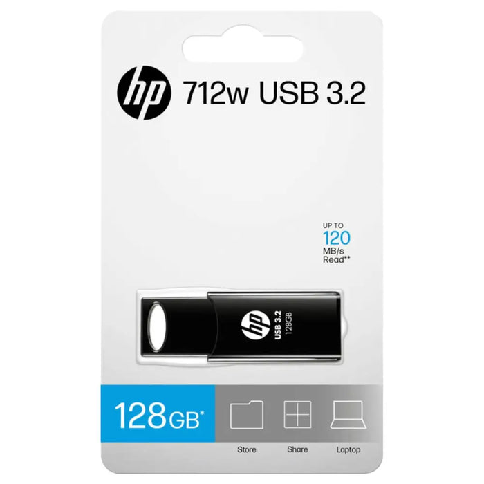 USB стик HP 712w Черен 128 GB
