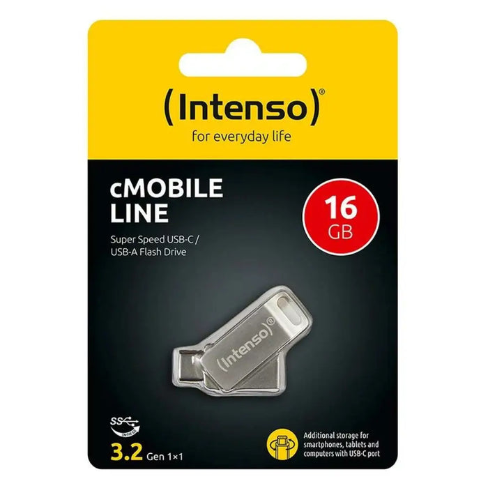 USB стик INTENSO 3536491 128 GB Сребрист