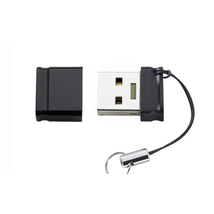 USB стик INTENSO Slim Line 128 GB Черен