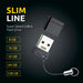 USB стик INTENSO Slim Line 32 GB Черен