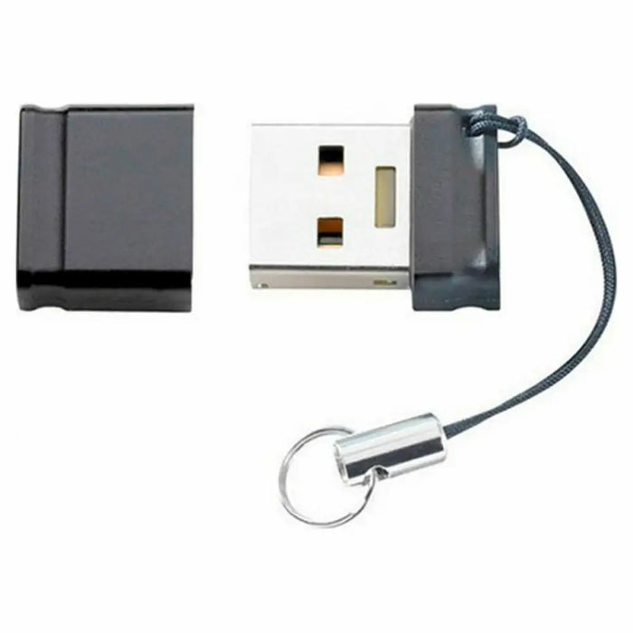 USB стик INTENSO Slim Line 64 GB Черен