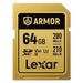 USB стик Lexar LSDAMGL064G-RNNNG 64 GB Черен