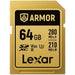 USB стик Lexar LSDAMGL064G-RNNNG 64 GB Черен