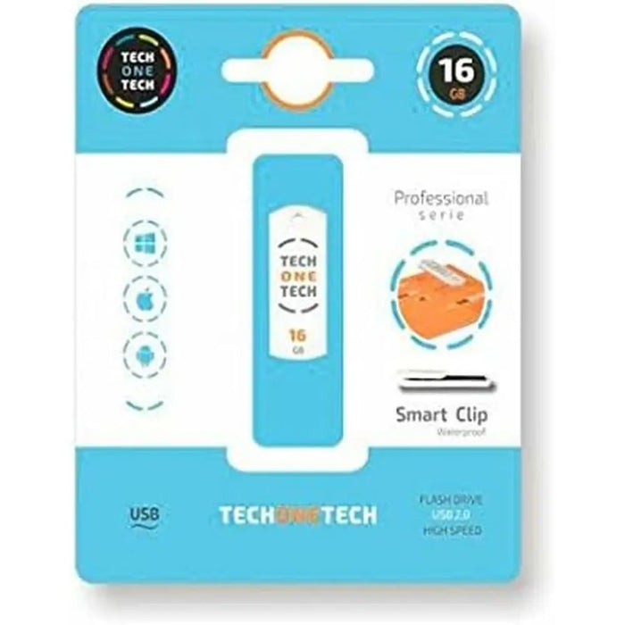USB стик Tech One Tech Pro Smart Clip 16 GB