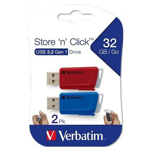 USB стик Verbatim Многоцветен 32 GB 2 Части (5 броя)