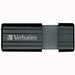 USB стик Verbatim PinStripe Черен 64 GB