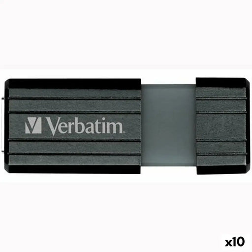 USB стик Verbatim STORE’N’GO PINSTRIPE Черен 128 GB (10