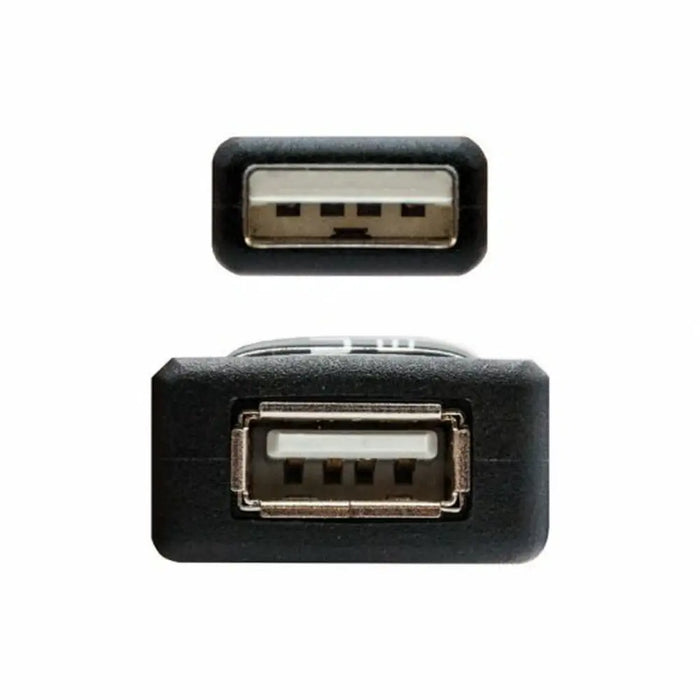 USB удължителен кабел NANOCABLE 10.01.0211 Черен 5 m