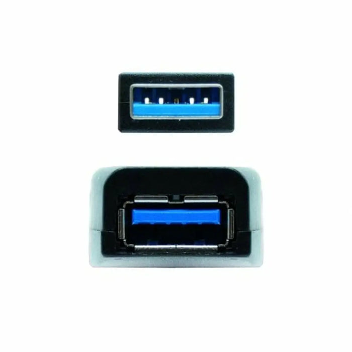 USB удължителен кабел NANOCABLE 10.01.0312 Черен 10 m