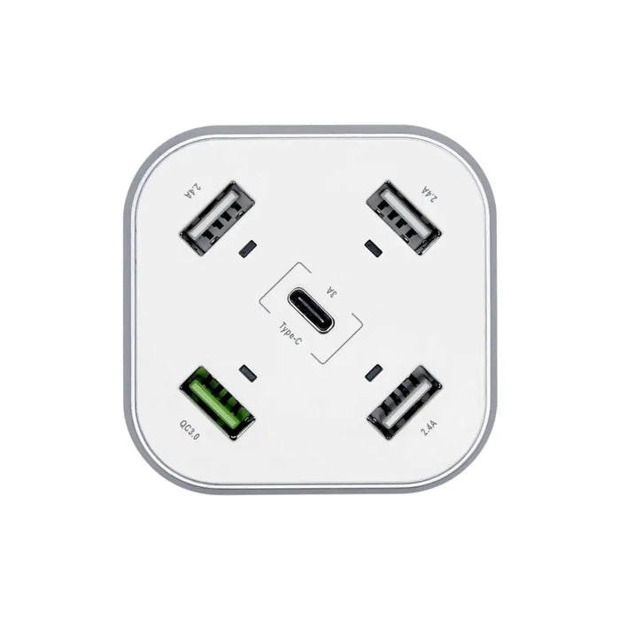 USB зарядно Aisens Бял