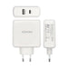 USB зарядно стена Aisens ASCH-2PD45A-W Бял 57 W USB-C (1