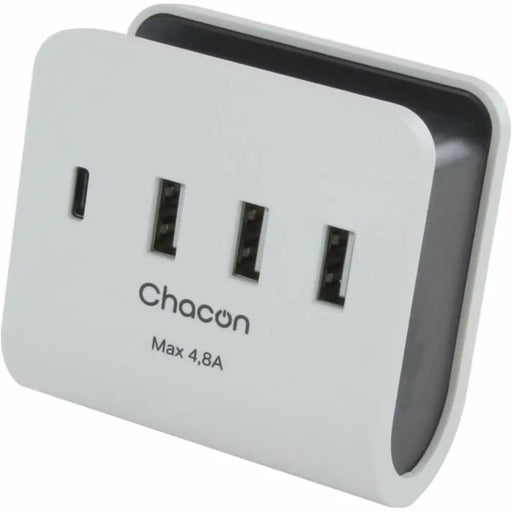 USB зарядно стена Chacon Бял