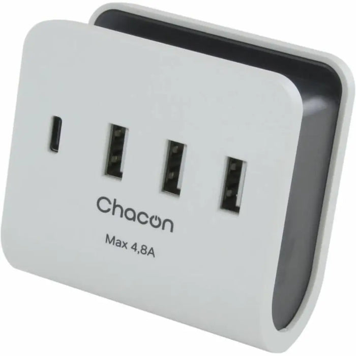 USB зарядно стена Chacon Бял