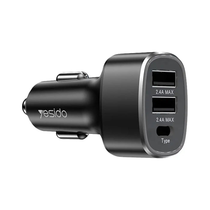 USB ЗАРЯДНО ЗА АВТОМОБИЛ 25W YESIDO