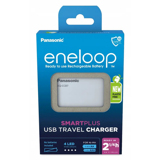 USB зарядно за батерии PANASONIC Eneloop Smartplus BQ-CC87