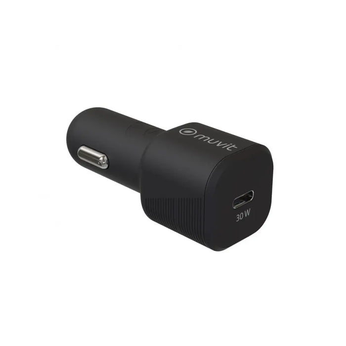 USB зарядно за кола Muvit Черен 30 W