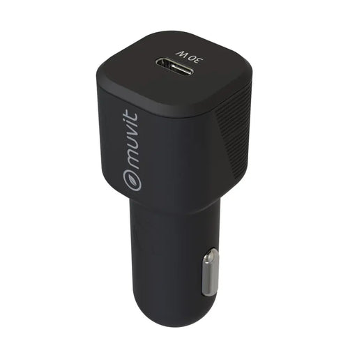 USB зарядно за кола Muvit Черен 30 W
