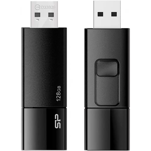 USB3.2 Silicon Power 128GB Blaze B05 SP128GBUF3B05V1K Black
