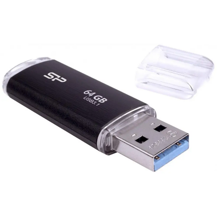 USB3.2 Silicon Power 64GB Blaze B50 SP064GBUF3B50V1K Black