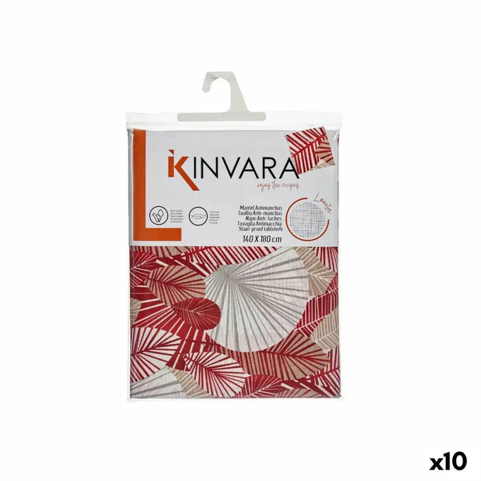 Устойчива на петна покривка Kinvara Бежов Кестен Брезент