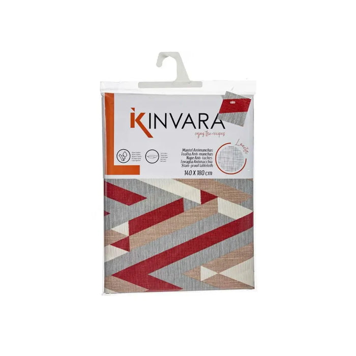 Устойчива на петна покривка Kinvara Сив Кестен Брезент
