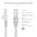 UTP категория 6 твърд мрежови кабел Startech N6PATC7MWH Бял