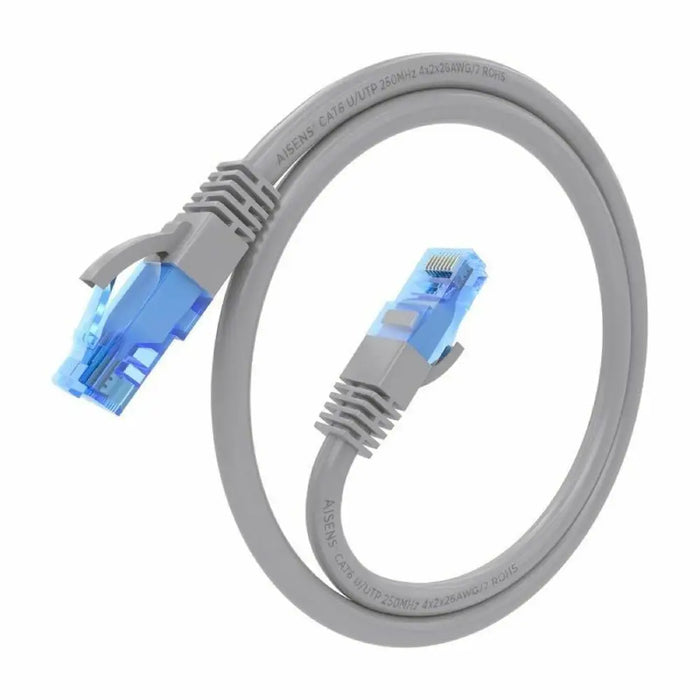 UTP категория 6 твърд мрежови кабел Aisens A135-0783 Сив 15