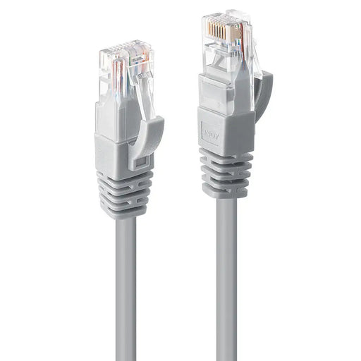 UTP категория 6 твърд мрежови кабел LINDY 48008 Сив 15 m 1