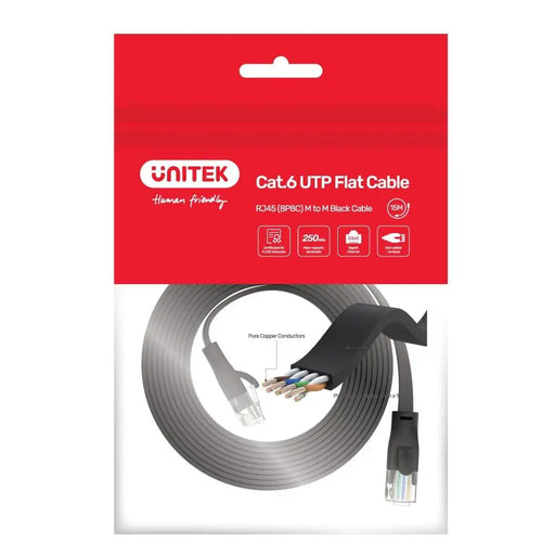 UTP категория 6 твърд мрежови кабел Unitek C1812GBK 5 m