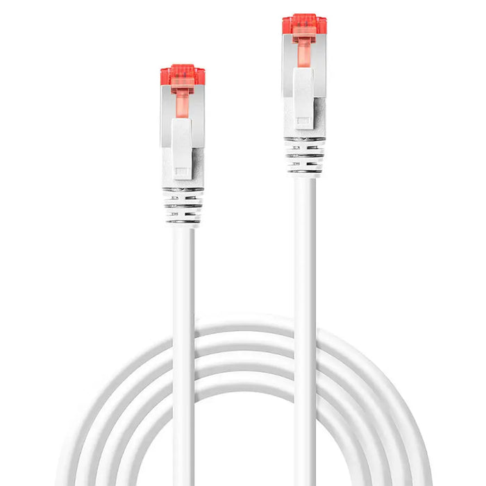 UTP категория 6 твърд мрежови кабел LINDY 47800 Бял