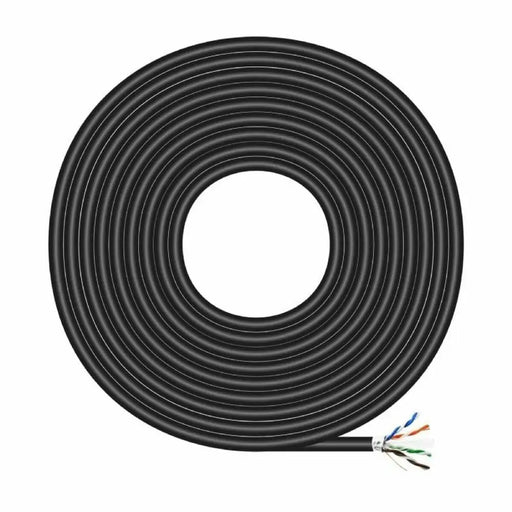 UTP категория 6 твърд мрежови кабел Aisens AWG24 Черен 100 m