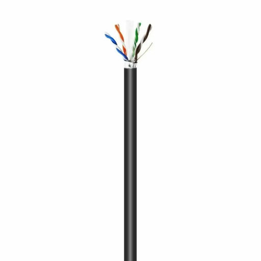 UTP категория 6 твърд мрежови кабел Aisens AWG24 Черен 305 m