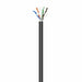 UTP категория 6 твърд мрежови кабел Aisens AWG24 Черен 305 m