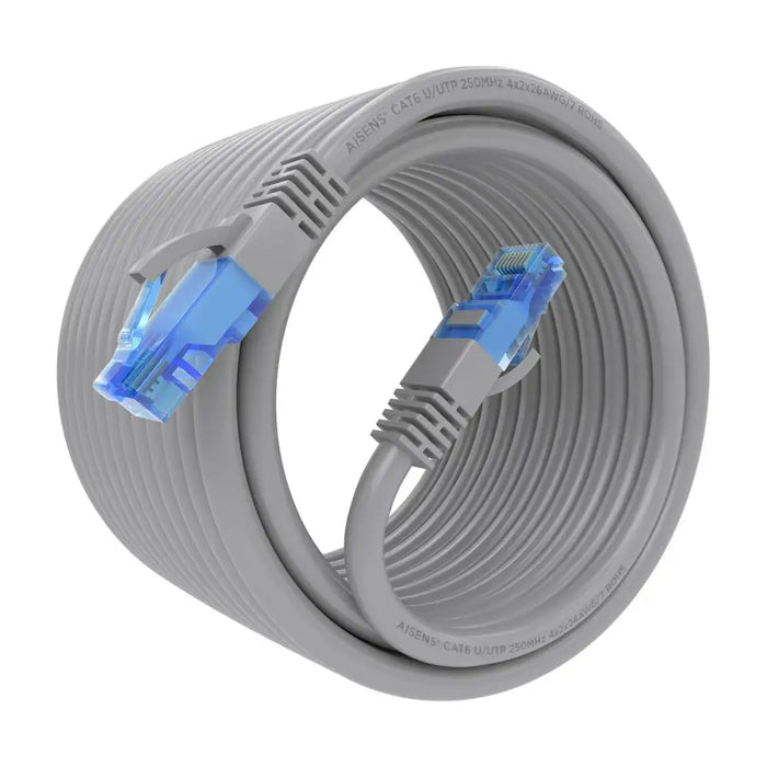UTP категория 6 твърд мрежови кабел Aisens A135-0782 Сив 10