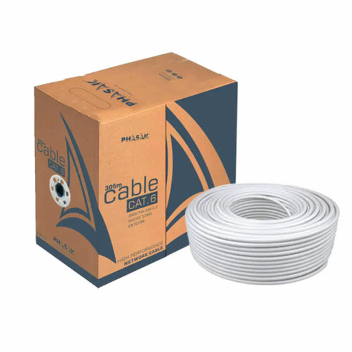 UTP категория 6 твърд мрежови кабел Phasak PHR 6301 Сив 305