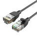 UTP мрежов кабел Vention IBIBF Slim Cat. 6A 1m черен