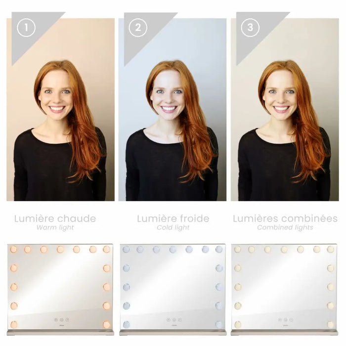 Увеличително Огледало Livoo DOS207 Бял Огледало