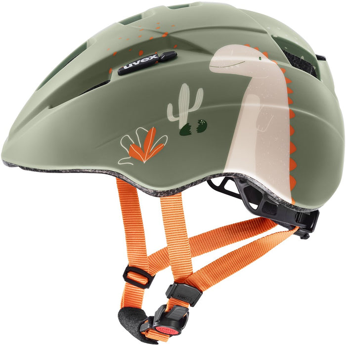 Kask rowerowy dziecięcy UVEX Kid 2 CC 46-52 см, градински чай