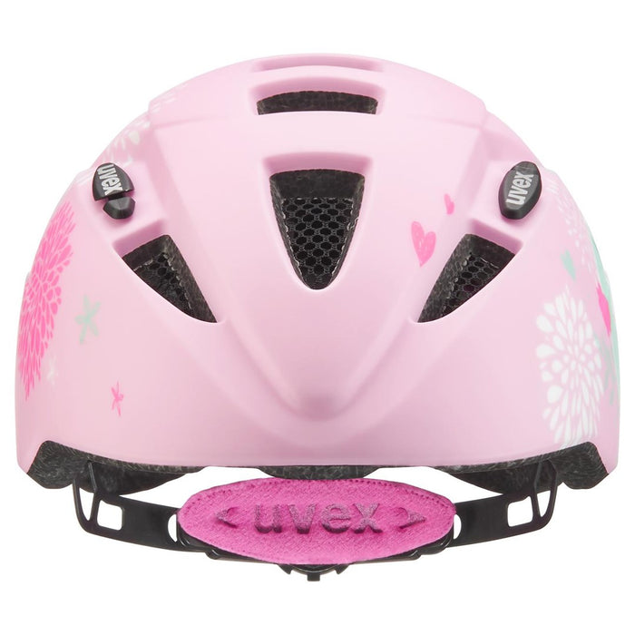 Детска велосипедна каска UVEX Kid 2 CC 46–52 см, розов еднорог мат