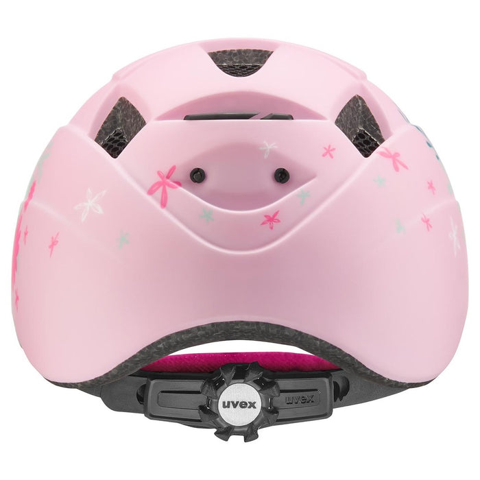 Детска велосипедна каска UVEX Kid 2 CC 46–52 см, розов еднорог мат