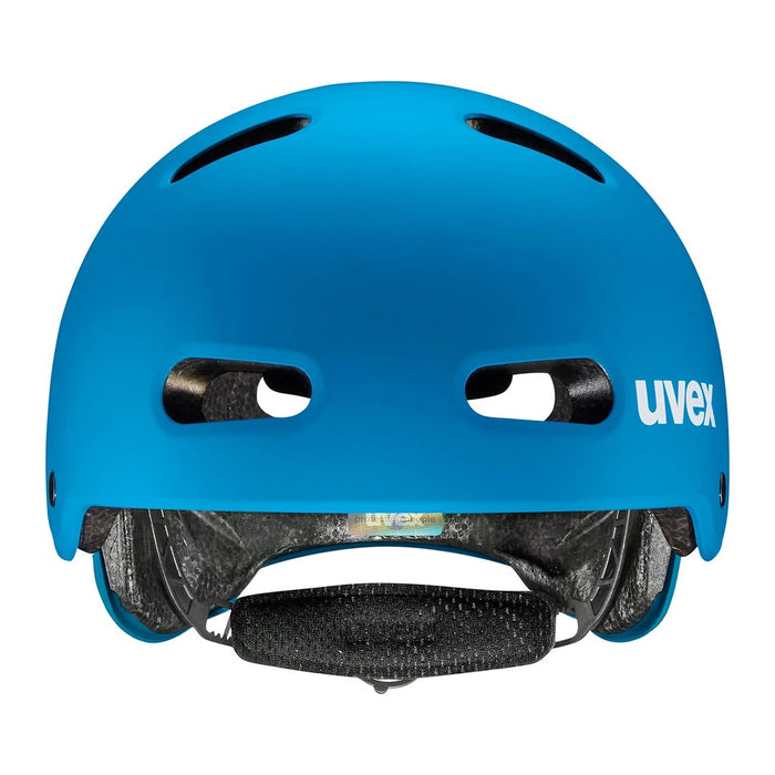 Kask rowerowy dziecięcy UVEX Kid 4 55-58cm, балон синьо мат