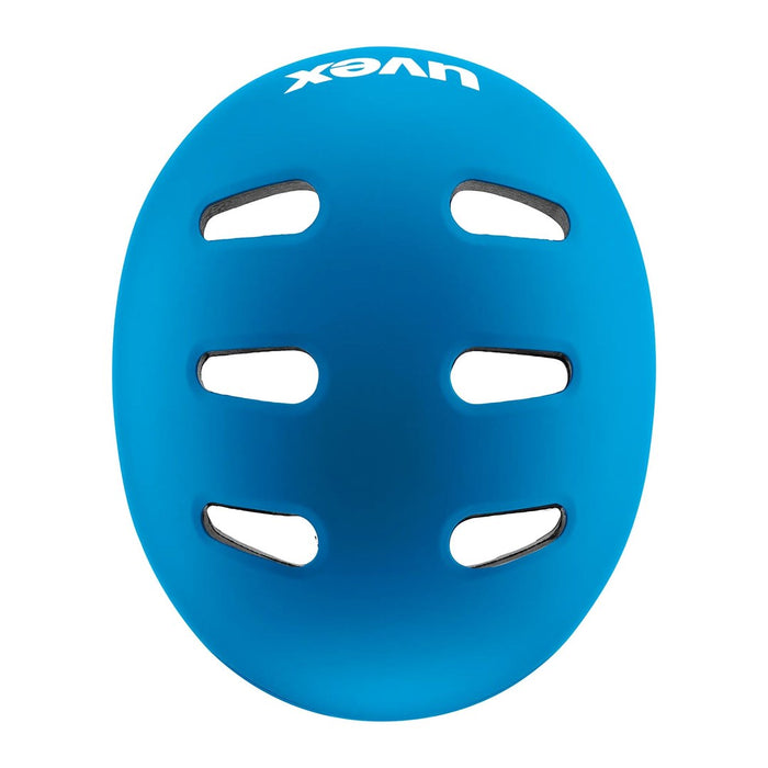Kask rowerowy dziecięcy UVEX Kid 4 55-58cm, балон синьо мат