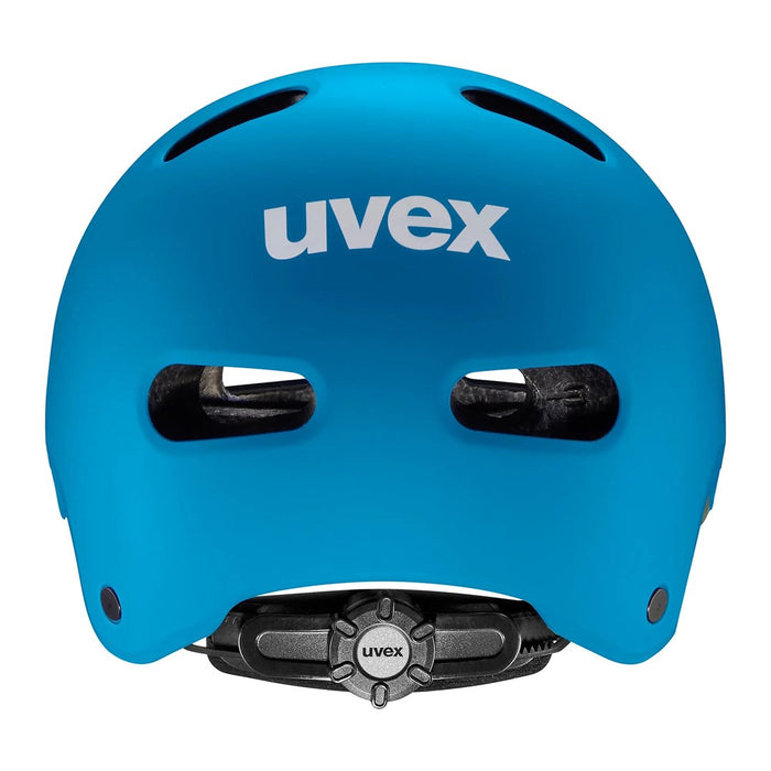 Kask rowerowy dziecięcy UVEX Kid 4 55-58cm, балон синьо мат