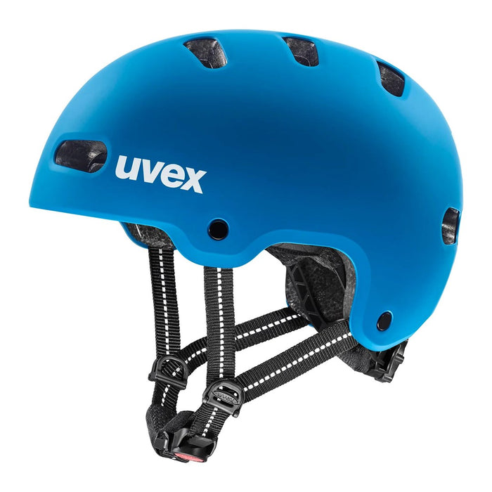 Kask rowerowy dziecięcy UVEX Kid 4 55-58cm, балон синьо мат