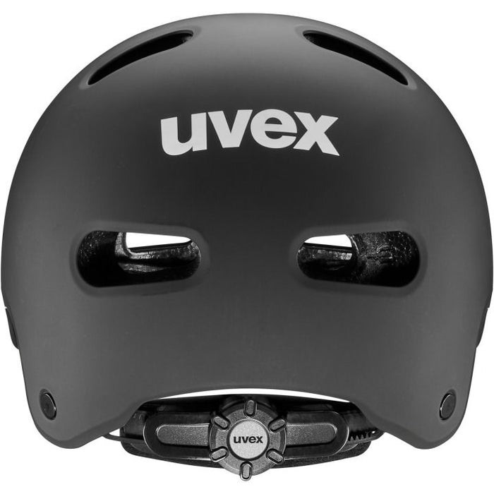 UVEX Kid 4 55–58 см – детска велосипедна каска, черна матова