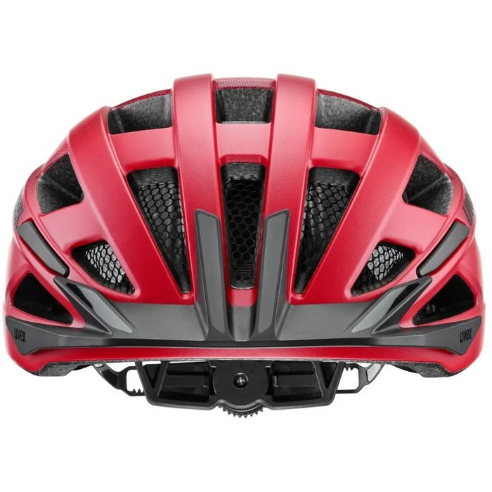 Kask rowerowy UVEX I-vo 2 56-60см, червен/черен мат