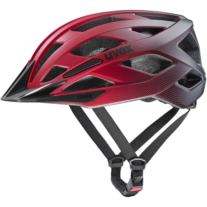 Kask rowerowy UVEX I-vo 2 56-60см, червен/черен мат